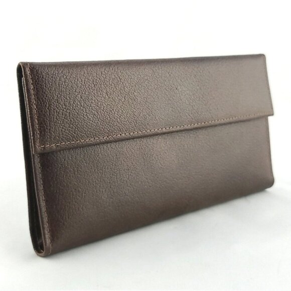 ROLFS Vintage Women's Brown Leather Trifold Wallet Snap Closure - Picture 1 of 15